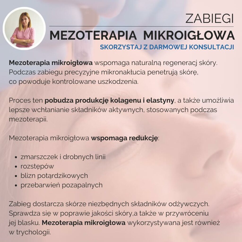 Mezoterapia mikroigłowa Nowa Huta Kraków